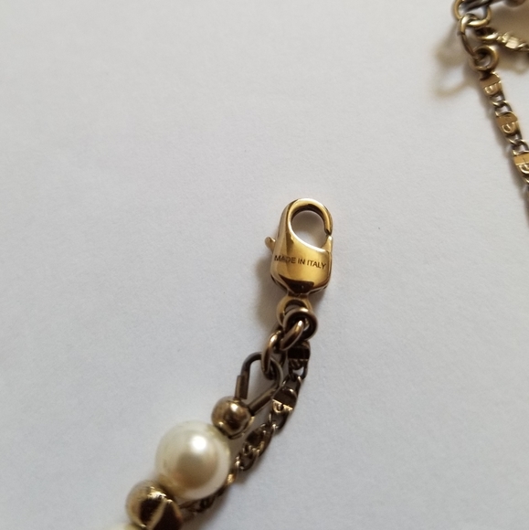 Alexander McQueen Layered Skull Beads Necklace Bronze Pink - Picture 8 of 11